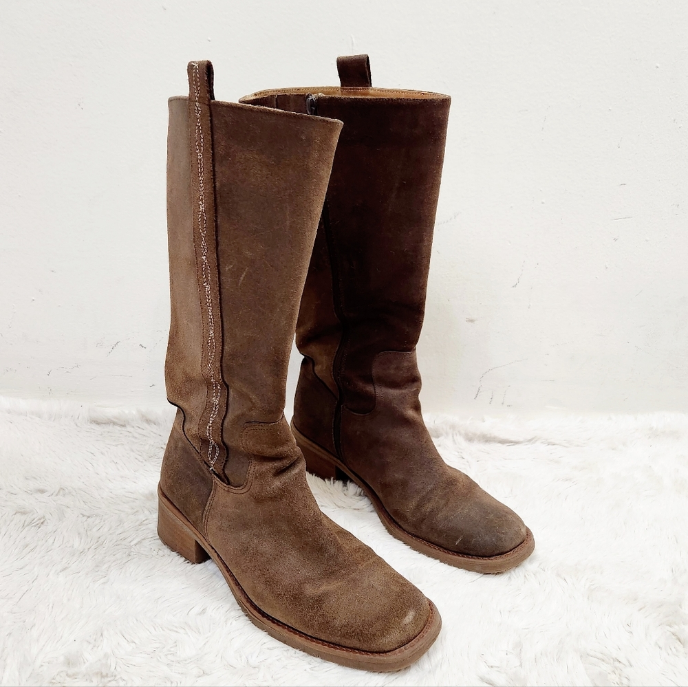 Nine West vintage leather campus boots